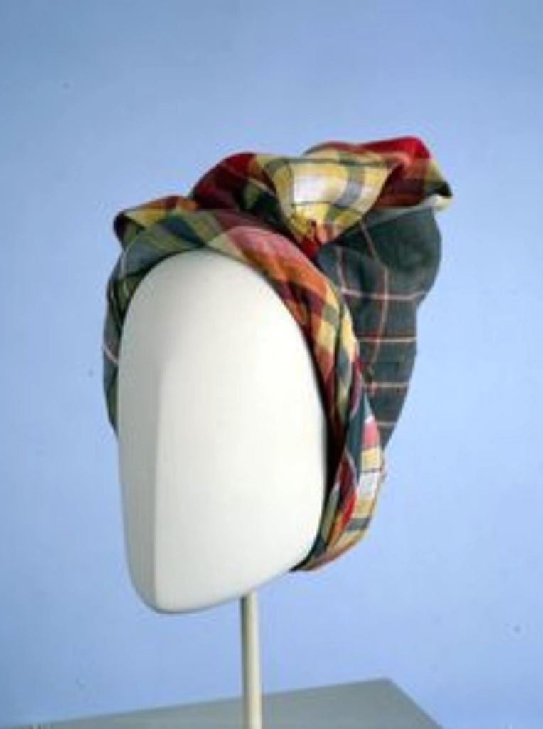 Mary’s Madras handkerchief  Unknown weaver South India, 1860-1900  Louisiana State Museum, 1992.066.14