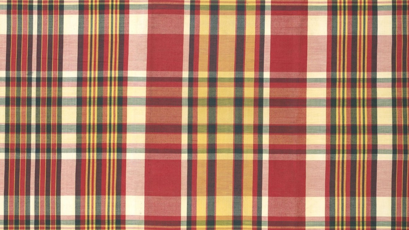 Length of Madras Handkerchiefs attributed to Sooboo Chetty, Chennai, Tamil Nadu, c.1855. V&A, 4881(IS)