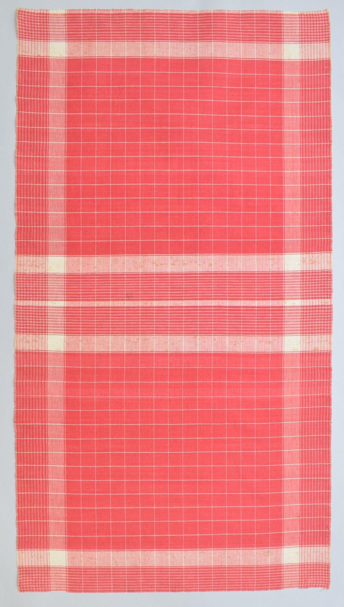 Cut length of two Madras handkerchiefs Unknown weaver  South India, c.1855 V&A, 4889(IS)