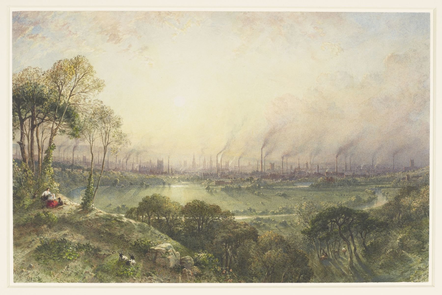 Manchester from Kersal Moor William Wyld England, 1852 © Royal Collection Enterprises Limited 2024 Royal Collection Trust, RCIN 920223