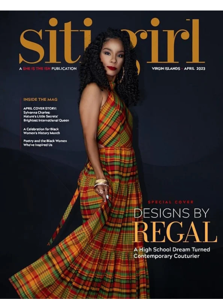 Cover of Siti Girl magazine featuring contemporary designer Regal Courtesy of Regal