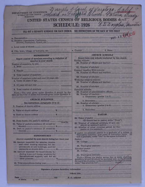 Census Schedule 571537